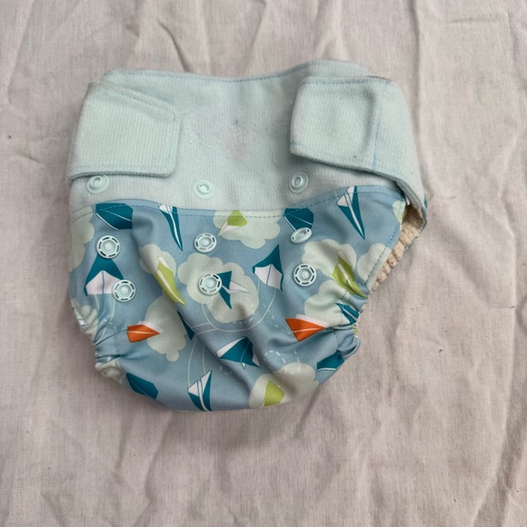 Grovia Hybrid Paper Airplane Drift Cloth Diaper Shell - Picture 1 of 7